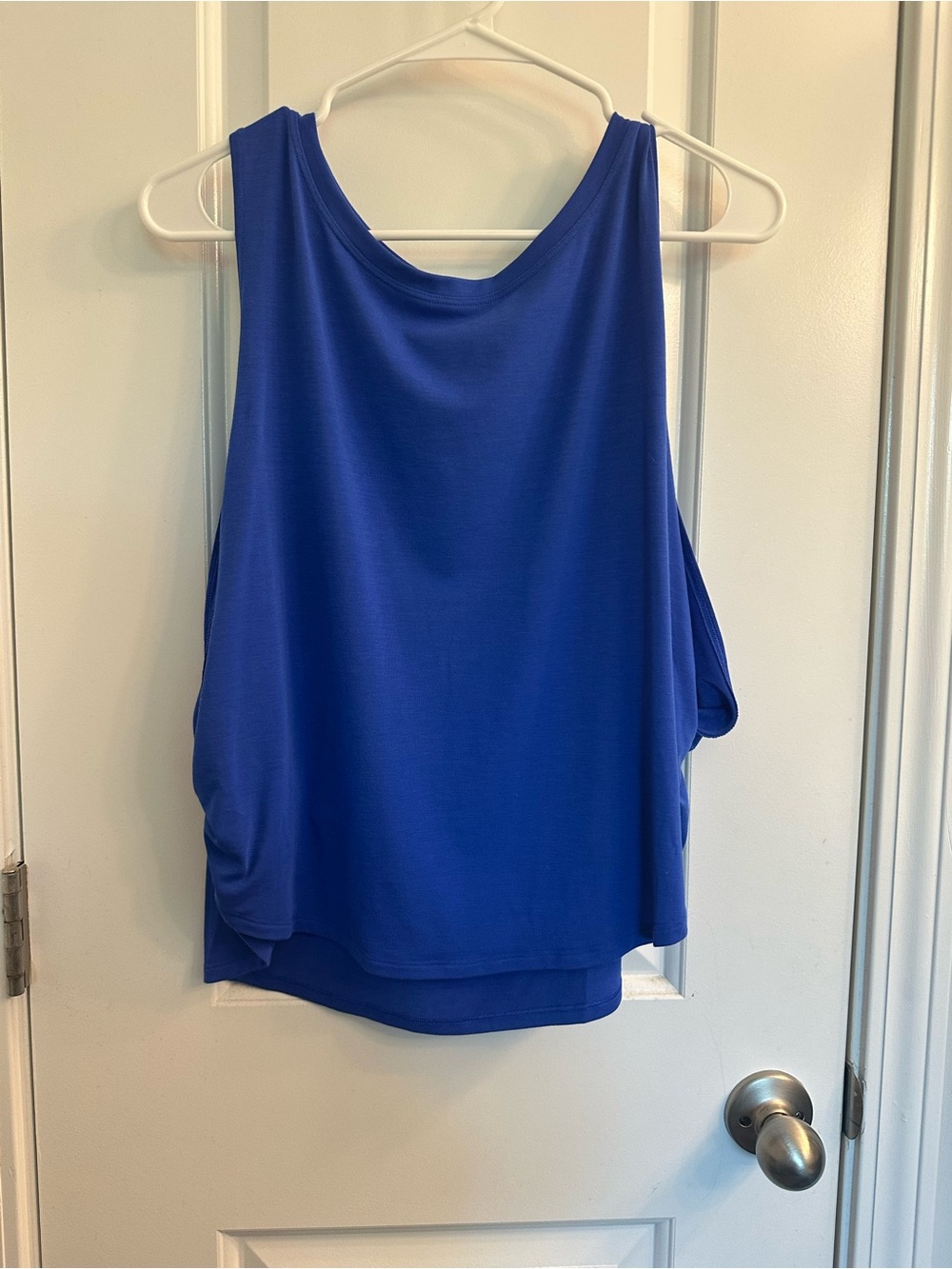 Athleta Electric Blue Flowy Workout Tank
